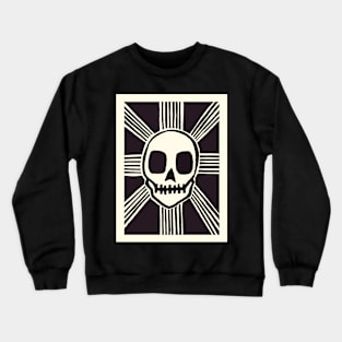 Scary Halloween Skull Crewneck Sweatshirt